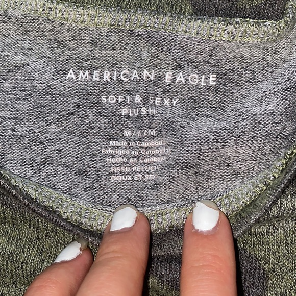 AEO Soft & Sexy Plush Drop Shoulder Sweater - Picture 4 of 4